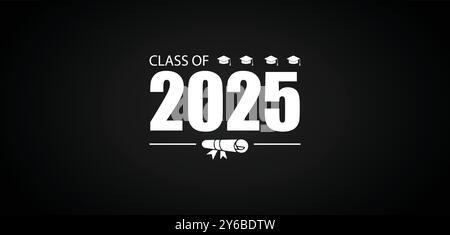 Celebrating the Bright Future of the Class of 2025 Stock Vector Image ...