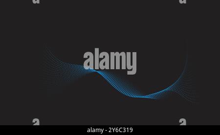 Abstract isometric 3d particle line graph Stock Vector