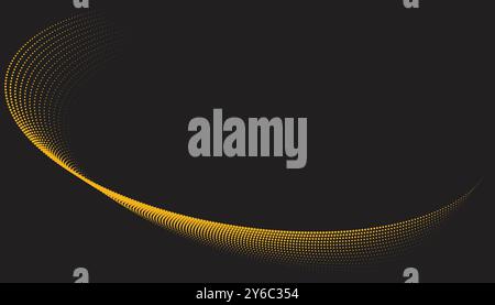 Abstract isometric 3d particle line graph Stock Vector
