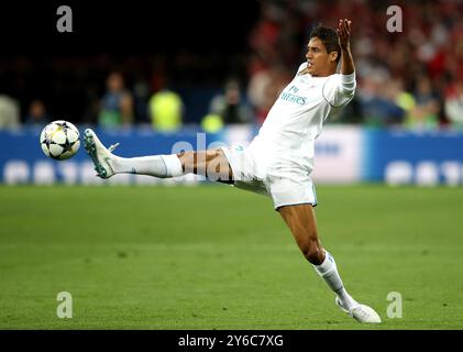 File photo dated 26-05-2018 of Raphael Varane, who has announced his retirement from football. Issue date: Wednesday September 25, 2024. Stock Photo