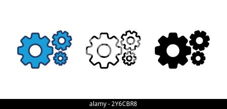 setting Icon Vector. Cog settings Icon Symbol Stock Vector Image & Art ...
