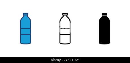 Bottle icon vector. bottle vector icon Stock Vector