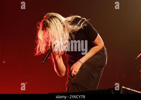 London, UK. 24th Sep, 2024. LONDON, ENGLAND - Linkin Park' performing at O2 Arena, Greenwich on September 24, 2024 in London, England Photo Credit: glamourstock/Alamy Live News Stock Photo