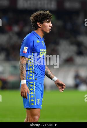 Luca Marianucci Empoli FC during the Coppa Italia match between Torino Fc and Empoli FC at Olimpico Stadium on September 24, 2024 in Turin, Italy ph Giuliano Marchisciano during Torino FC vs Empoli FC, Italian football Coppa Italia match in Turin, Italy, September 24 2024 Stock Photo