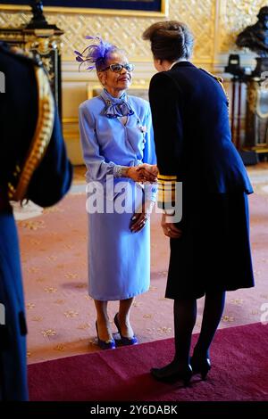 Anita Neil, from Wellingborough, is made a Member of the Order of the ...