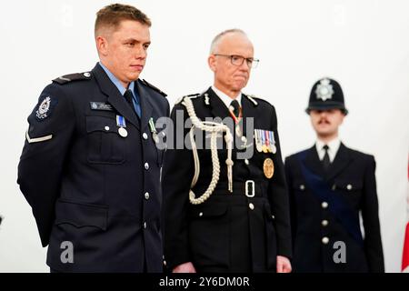 (left to right) Son of Matt Ratana Luke Ratana, Commissioner of the ...