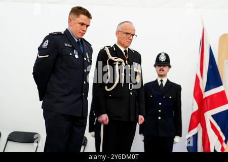 (left to right) Son of Matt Ratana Luke Ratana, Commissioner of the ...