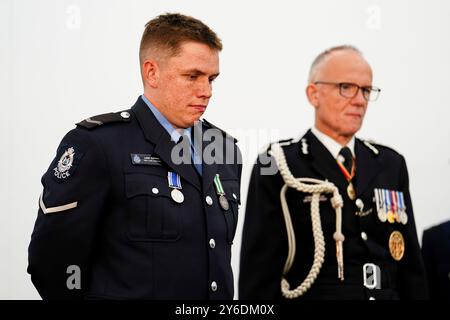 (left to right) Son of Matt Ratana Luke Ratana, Commissioner of the ...