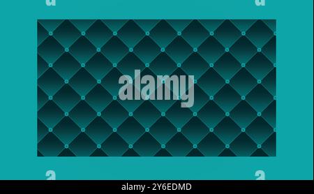 Diamond Shape Leather Pattern Design Background Stock Vector