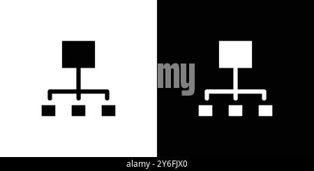 Algorithm icon set in thin line outline style and linear vector sign Stock Vector