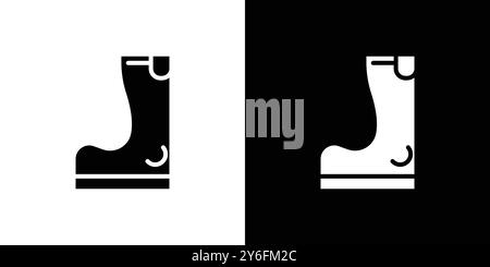 Fishing boots icon set in thin line outline style and linear vector sign Stock Vector
