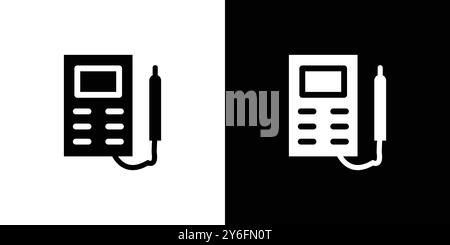 voltmeter icon set in thin line outline style and linear vector sign Stock Vector