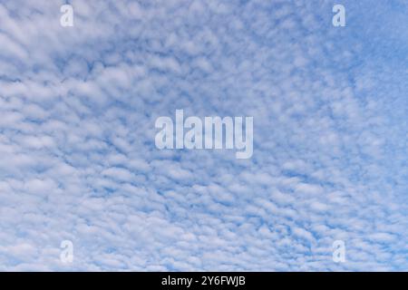 High altitude cirrocumulus clouds, Finland Stock Photo