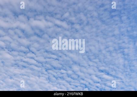 High altitude cirrocumulus clouds, Finland Stock Photo