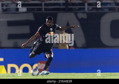 Braganca Paulista, Brazil. 25th Sep, 2024. SP - BRAGANCA PAULISTA - 09/25/2024 - BRAZILIAN A 2024, BRAGANTINO x INTERNACIONAL - Douglas Mendes, Bragantino player, during the match against Internacional at the Nabi Abi Chedid stadium for the Brazilian A 2024 championship. Photo: Diogo Reis/AGIF Credit: AGIF/Alamy Live News Stock Photo