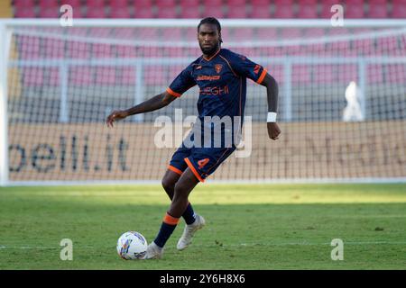 Kialonda Gaspar of US Lecce during Lecce vs Sassuolo, Italian football Coppa Italia match in Lecce, Italy, September 24 2024 Stock Photo