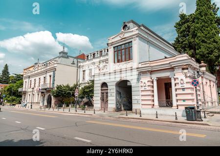 Tbilisi, Georgia - 10 AUG, 2024: David Aghmashenebeli Avenue is one of the main avenues in the historical part of Tbilisi, known for its 19th century Stock Photo