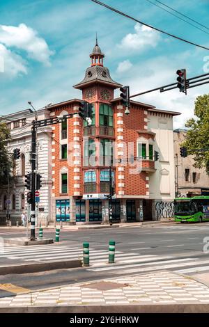 Tbilisi, Georgia - 10 AUG, 2024: David Aghmashenebeli Avenue is one of the main avenues in the historical part of Tbilisi, known for its 19th century Stock Photo