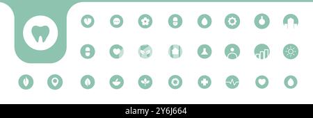 herbs medicine set icon design vector Stock Vector