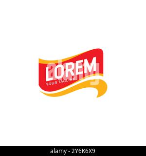 Food Product Label Logo Design. Suitable for agriculture, organic food, grocery, natural harvest, baby food, cookies, cereals. Stock Vector