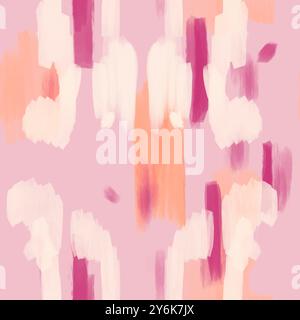 Abstract art with splashes of multicolor paint, as a fun, creative and inspirational background pattern Stock Photo
