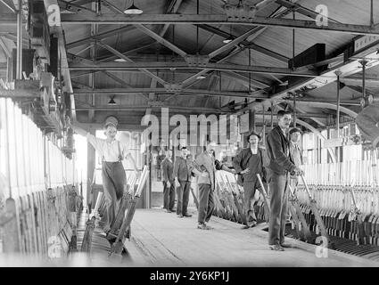 In the signal box at Waterloo Station, London. © TopFoto Stock Photo