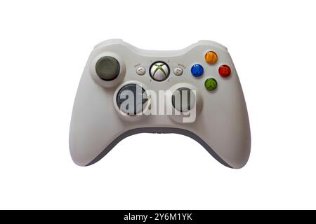 Xbox 360 controller Xbox360 controller isolated on white background Stock Photo