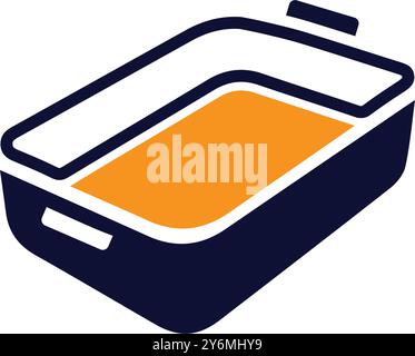 tray, kitchen try, baking, baking tray icon Stock Vector