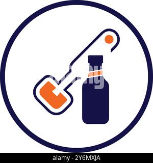 opener, bottle, bottle opener icon Stock Vector