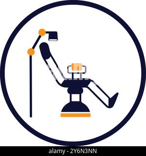 chair, medical chair, comfort chair, dental chair icon Stock Vector