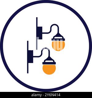 table lamp, light, desk light, desk lamp icon Stock Vector