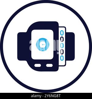 meter, blood pressure, digital pressure meter, Electronic blood pressure monitor icon Stock Vector