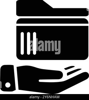 folder, access, tick, secure, lock, security, folder access security icon Stock Vector
