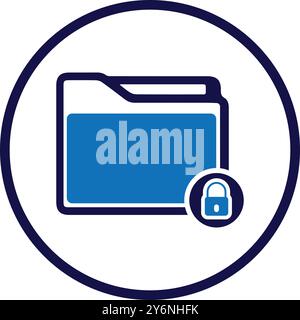 folder, access, tick, secure, lock, security, folder access security icon Stock Vector