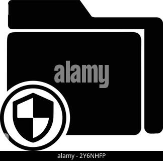 folder, access, tick, secure, lock, security, folder access security icon Stock Vector