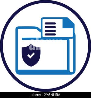 folder, access, tick, secure, lock, security, folder access security icon Stock Vector
