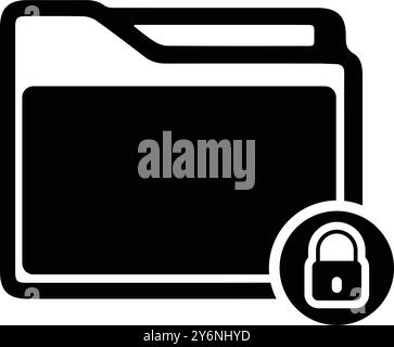 folder, access, tick, secure, lock, security, folder access security icon Stock Vector