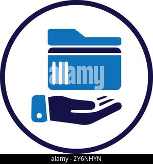 folder, access, tick, secure, lock, security, folder access security icon Stock Vector