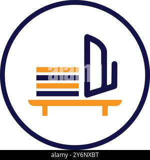 laundry, iron, cloth laundry, iron laundry icon Stock Vector