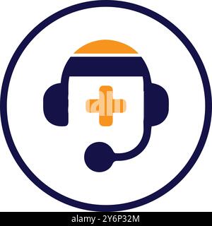 support, services, medical, health, plus, car, heart, medical support service icon Stock Vector