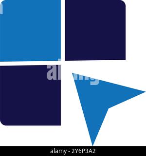 web menu, click, menu, nav bar, menu scrolling icon Stock Vector