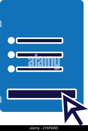 web menu, click, menu, nav bar, menu scrolling icon Stock Vector