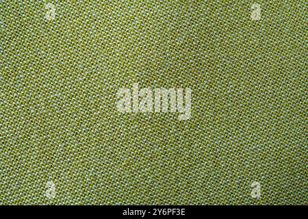 Green textile pattern fabric for background. Top view. Stock Photo