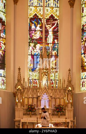 The Basilica of the Immaculate Conception in Jacksonville Florida USA!! Stock Photo