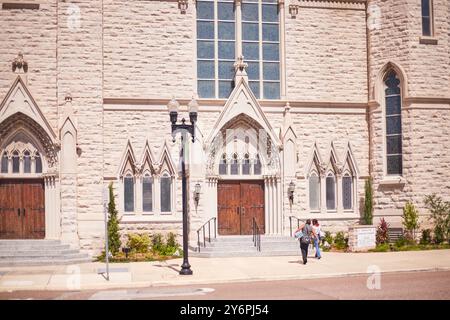 The Basilica of the Immaculate Conception in Jacksonville Florida USA!! Stock Photo