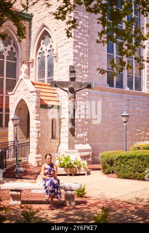 The Basilica of the Immaculate Conception in Jacksonville Florida USA!! Stock Photo