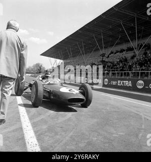 MOTOR CAR GRAND PRIX DE PAU JIM CLARK IN LOTUS  ;  26 APRIL 1962 Stock Photo