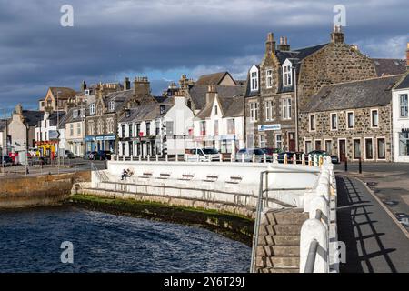 Shore st and harbour, Macduff, Banff Bay, Aberdeenshire, Scotland, UK Stock Photo