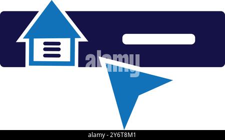 web menu, click, menu, nav bar, menu scrolling icon Stock Vector