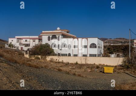 Residential buildings in the suburbs of Al Baha, Saudi Arabia Stock Photo